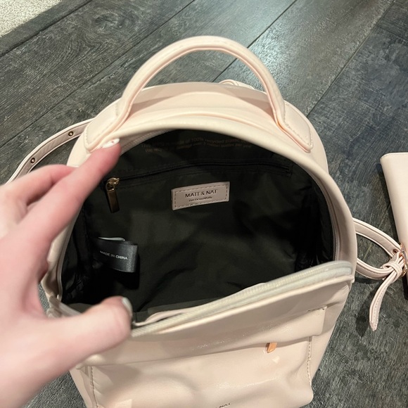 Matt & Nat Pink Backpack and Wallet Set - Picture 5 of 6
